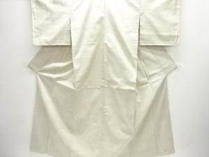 草花模様織り出し十日町紬着物